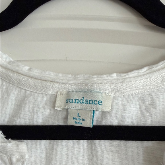Sundance White Blouse with Vibrant Embroidery - Picture 4 of 4